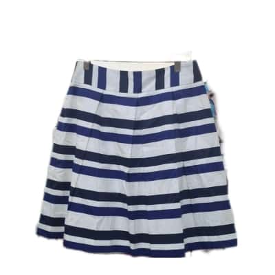 Review Womens  Size 10 Asymmetrical Hemline Skirt Multicoloured / Striped 