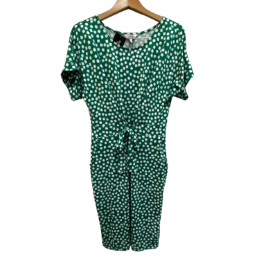 European collection  Womens  Size 42 Green /  White dress