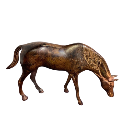 Bronze horse statue 