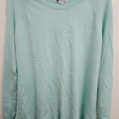 Rockmans Womens  Size XL Jumper Green / Silver 