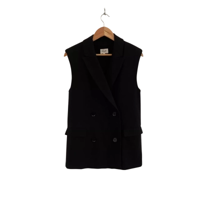Seed Heritage Womens  Size 8 Blazer / Vest Jacket Black  