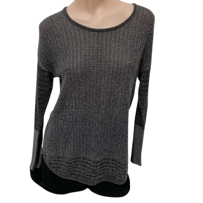 Vera Wang Womens  Size XS Long Sleeve Top Grey 