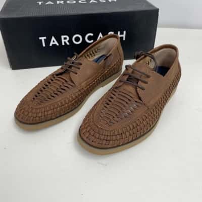 Tarocash Tan Sammy Lace Up Shoes Size 7 