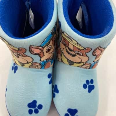 Kids Animal print / Blue Paw Patrol Size 10 Slippers 