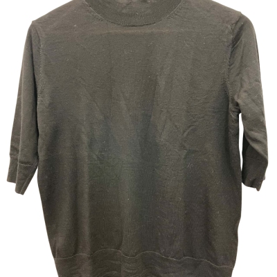 Trenery Womens  Size L Short Sleeve Top Black  