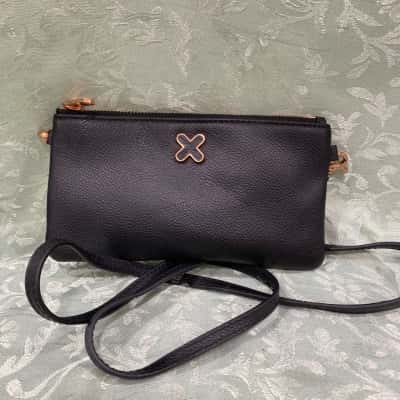 Mimco Womens Cross Body Bag Black  