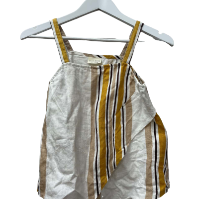 Zulu & Zephyr Womens  Size 6 Cami  Brown / Multicoloured / Mustard / Striped 