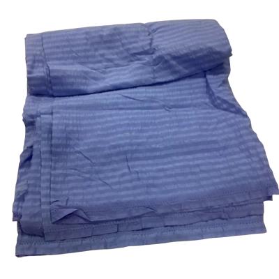 Sky Blue Cotton? Seersucker Texture Fabric 106 x 260cm              Fab2