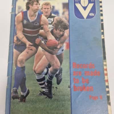 VFL Football REcord Bundle (1981)