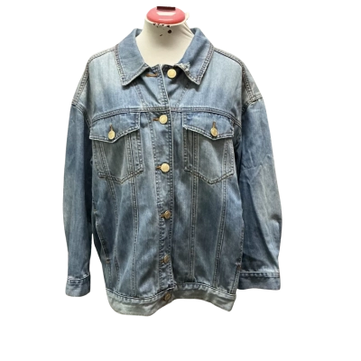 Jessy Line Womens  Size M Denim Jacket Blue 