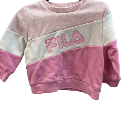 Fila Kids  Size 1 Jumper Pink  / White 