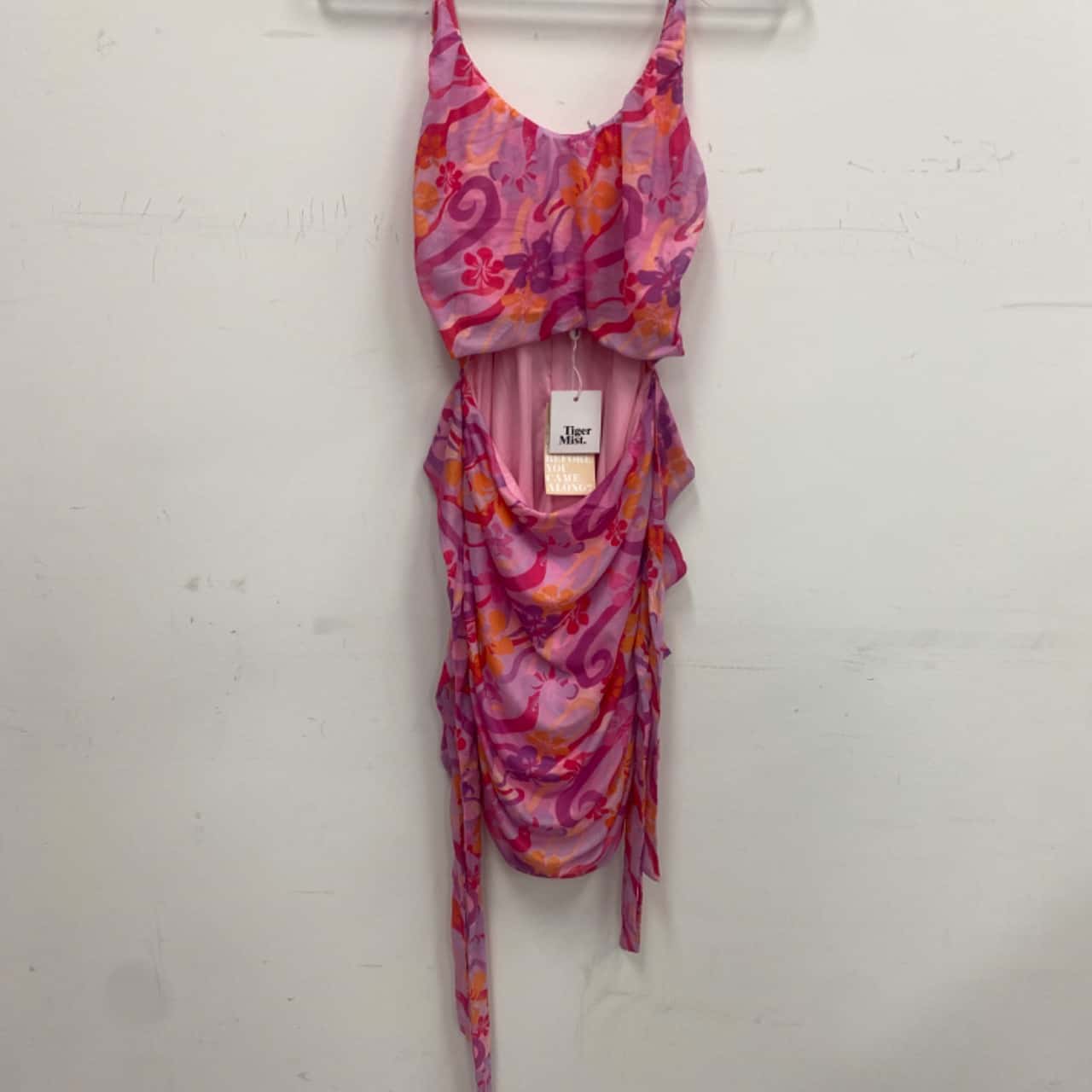 strapless open back dress Tickled Pink Medium