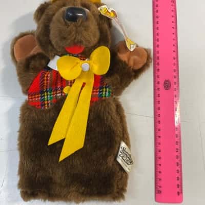 Vintage Humphrey B Bear Hand Puppet Toy Aussie TV Classic Toys