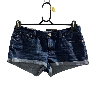  BNWT Womens Vixen Size 10 Navy Blue Denim Shorts RRP $89.95