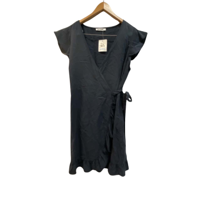 Just Jeans Womens  Size 14 Navy Blue wrap dress