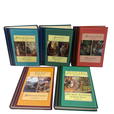 Classic Library x5 books 10 stories 