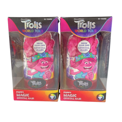 Dream Works Trolls Magic Crystal Hair x 2