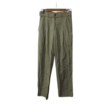 Hansen & Gretel Womens Size XS Almond Green Jameson Pants with Belt (new)