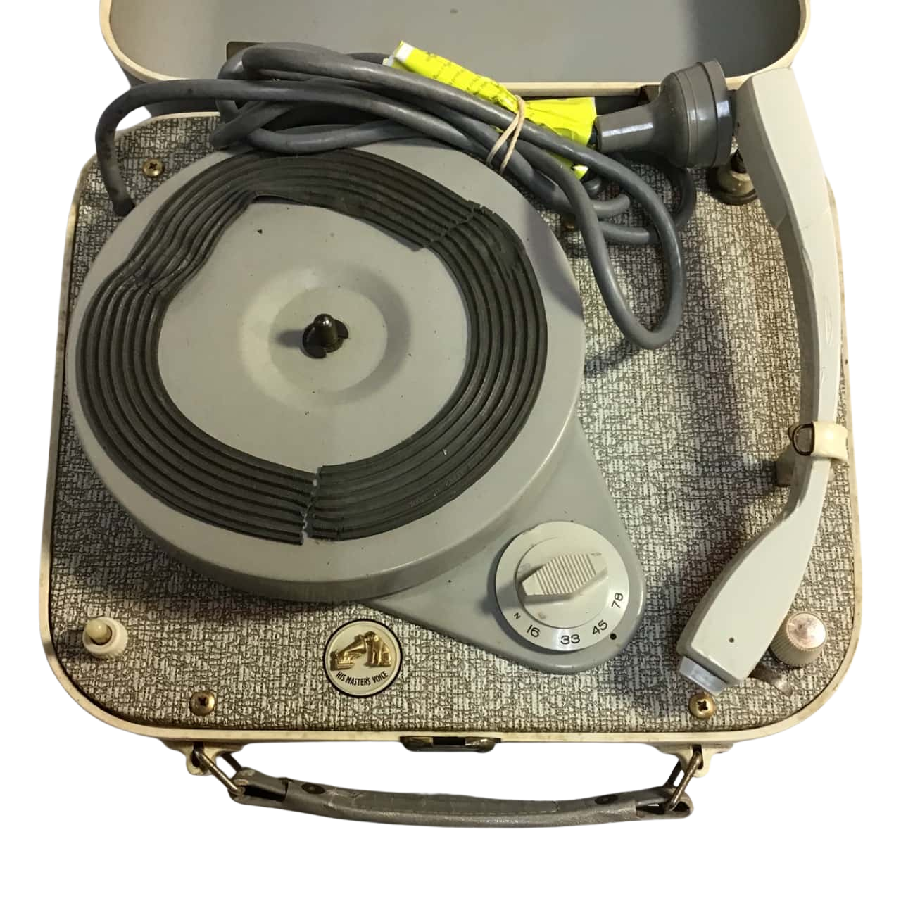 Vintage HMV Portable Record Player in Carry Case(s)