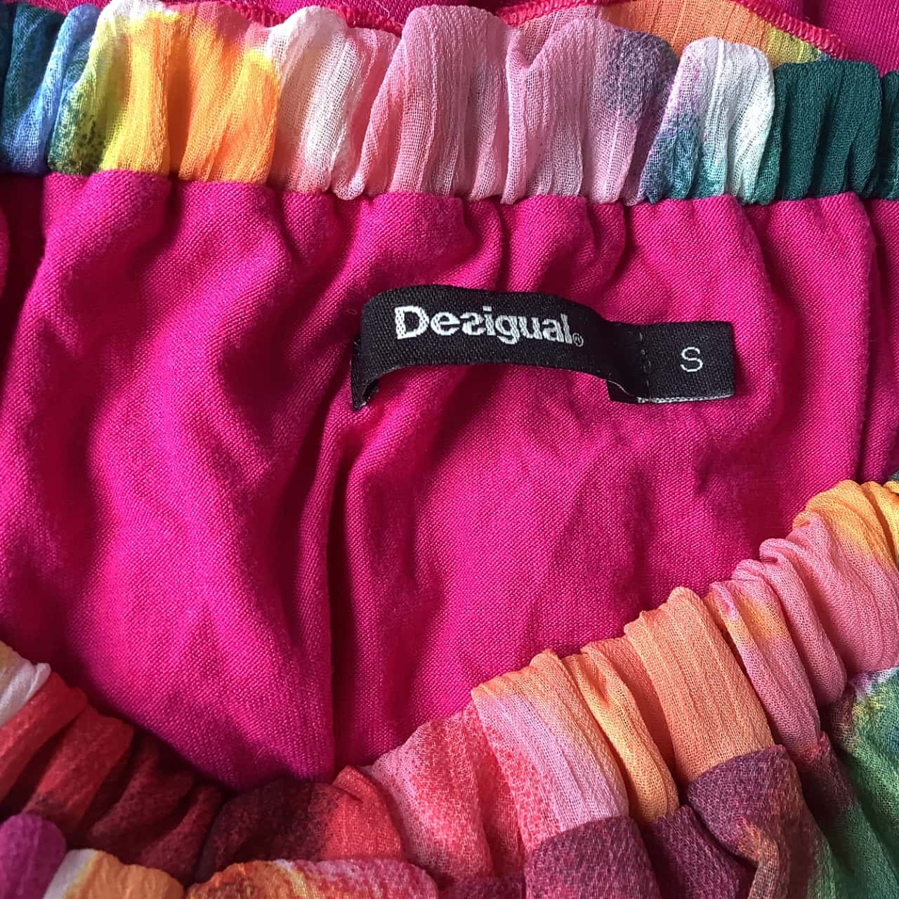 Desigual Off Shoulder Top Size S
