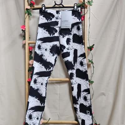 Lorna Jane Abstract Art Print Leggings Size XS RRP $119.99