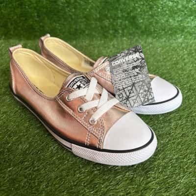 Converse Chuck Taylor All Star Metallic Ballet Slip-On Sneakers Size 7 US