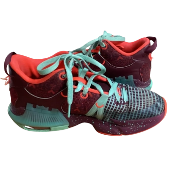 Nike LeBron witness shoes Green / Maroon / Orange / Teal 