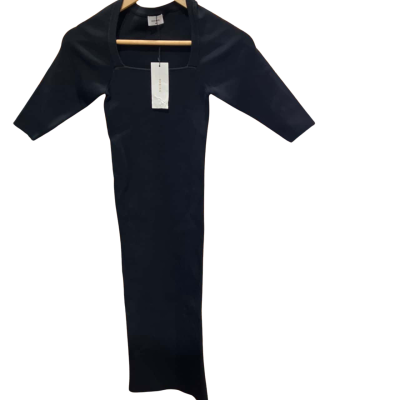 Sheike Womens  Size XS Midi Dress Black  