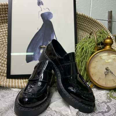Tony Bianco Womens Black Patent Leather Shoe