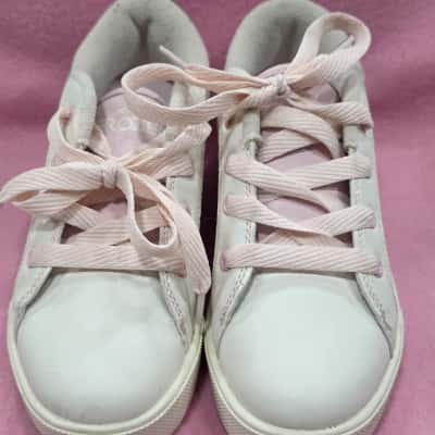  HEELYS ELSA  Kids Skate Shoes  Size 1 Shoes Pink  / White 