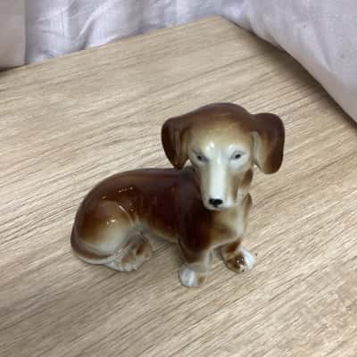 Vintage Dash hound Dog Ceramic Figurine