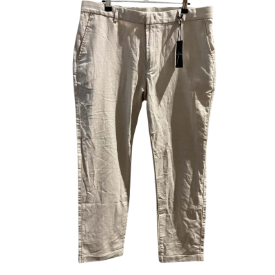 Tarocash Mens Linen Stretch Straight Leg Trousers  Size 38 RRP $119