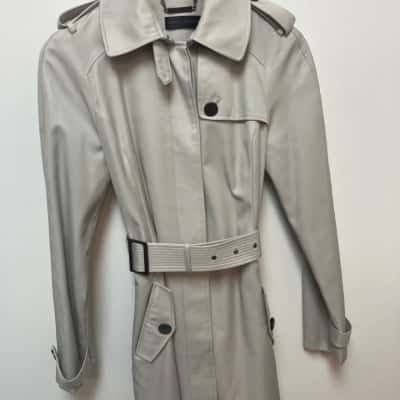 David Lawrence Womens  Size 8 Trench Coat Beige 