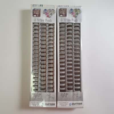Zutter Binding Wire 3/4" White x 2 Packs - New Sealed