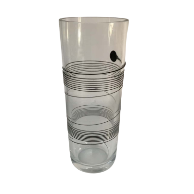 Kosta Boda Bertie Vallien Signed Vase Approx 20 x 7.5cm