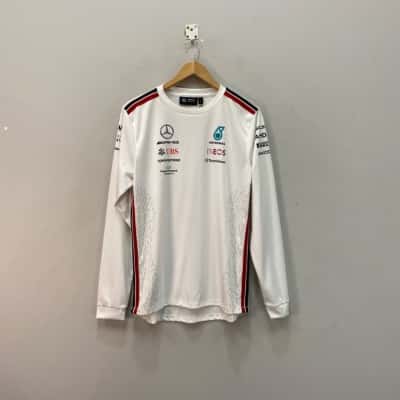 Tommy Hilfiger Mercedes AMG Petronas Formula One Mens  Size S White 