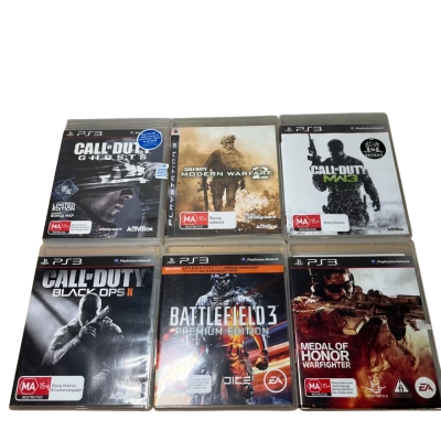6 x PS3 games Bundle