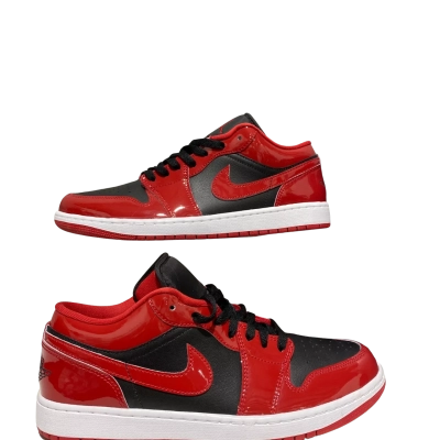 Air Jordan 1 Low SE Mens  Size 10 / 44 Sneakers Black  / Red / White 