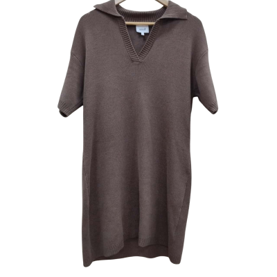 Seed Heritage Mens Size M V-Neck Jumper Brown (4)