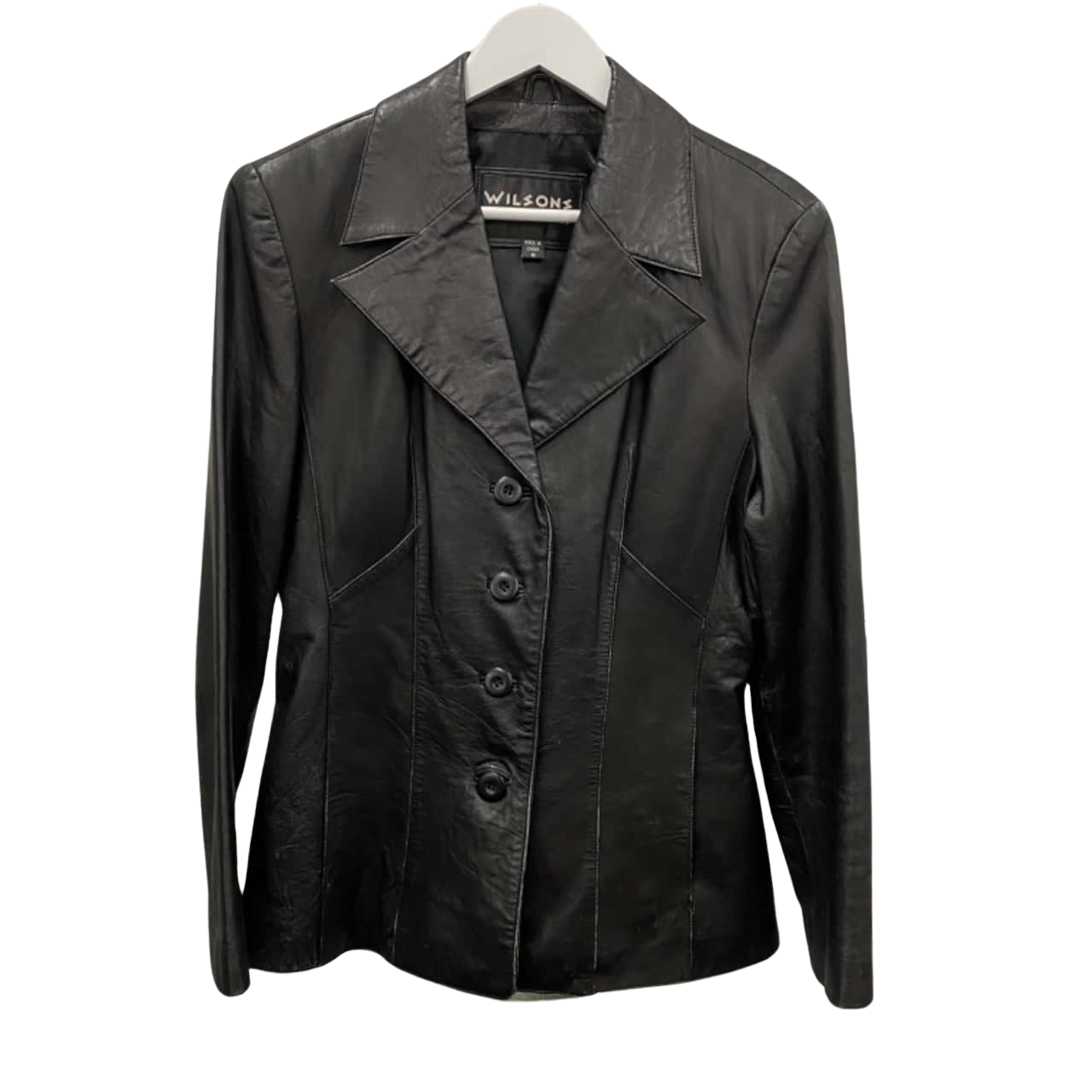 Wilsons Leather Womens Size M Leather Black (s)