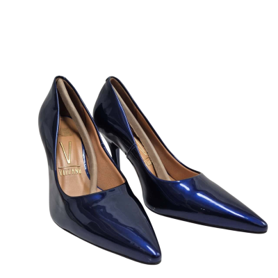 Verniz Cinitilante women’s heels in blue, Australian size 7.