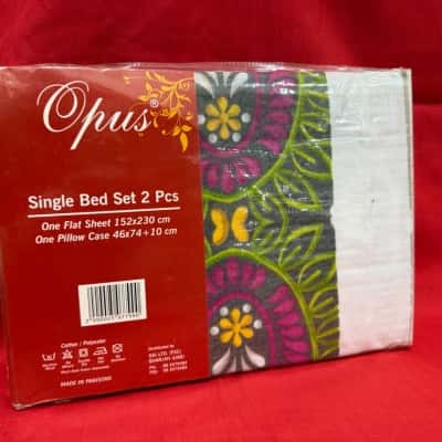 Opus Refined Design Single Bed Set (2 Pcs)
