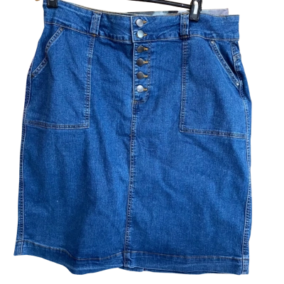 Womens Autograph - Electric Dreams/ Denim Skirt, Mid Wash  S18