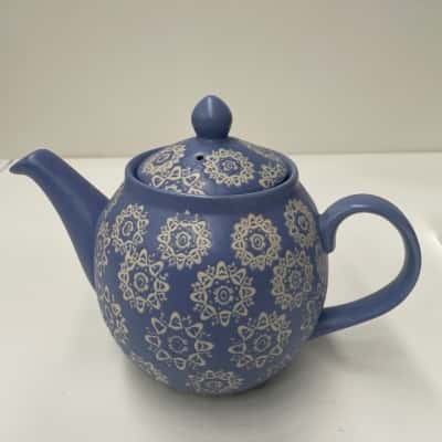 T2 ceramic blue teapot in excellent condition as new