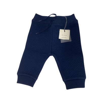 Kids Country Road Navy Blue Quilted Pants Size 3-6m 