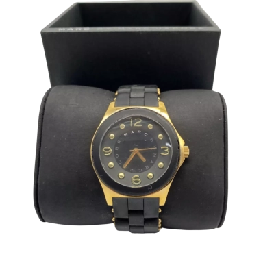 Women's watch Marc Jacobs Black Gold Pelly Rubber-Style