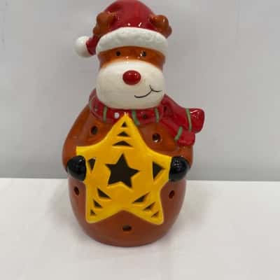 Dusk Ceramic Light Up Christmas Reindeer 