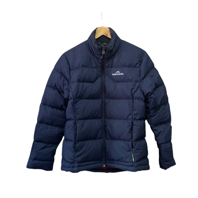 Kathmandu Womens  Size 10 Puffer Jacket Navy Blue 