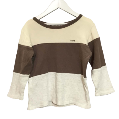 Country Road Kids Size 3 Beige, Brown & Grey Top