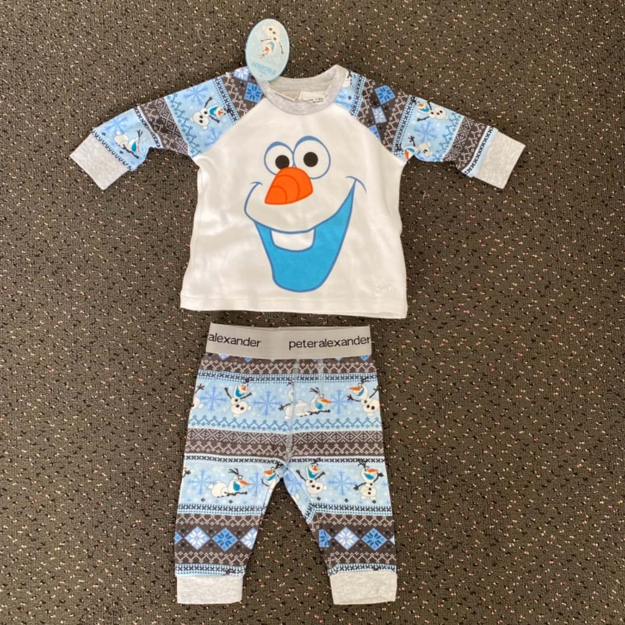 Peter Alexander Baby Frozen Olaf Sleep set Size 000 (s)